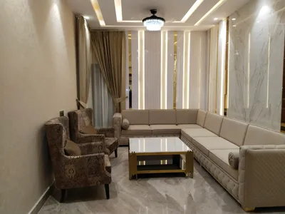 Luxury Piped Quilted Sectional Sofa view 2