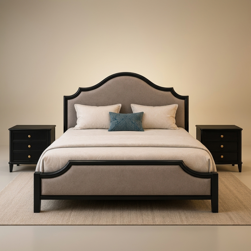Classic upholstered Bed