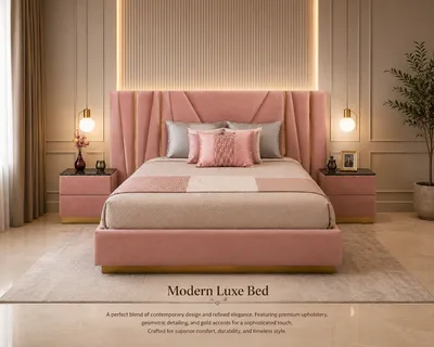 Modern Luxe Bed view 2