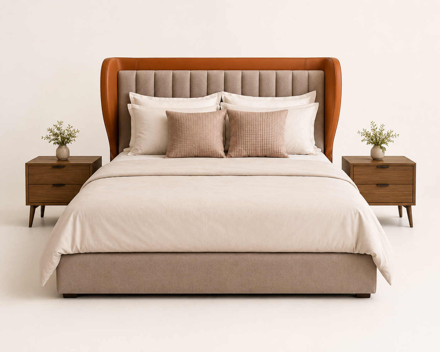 The Verona Wingback Bed